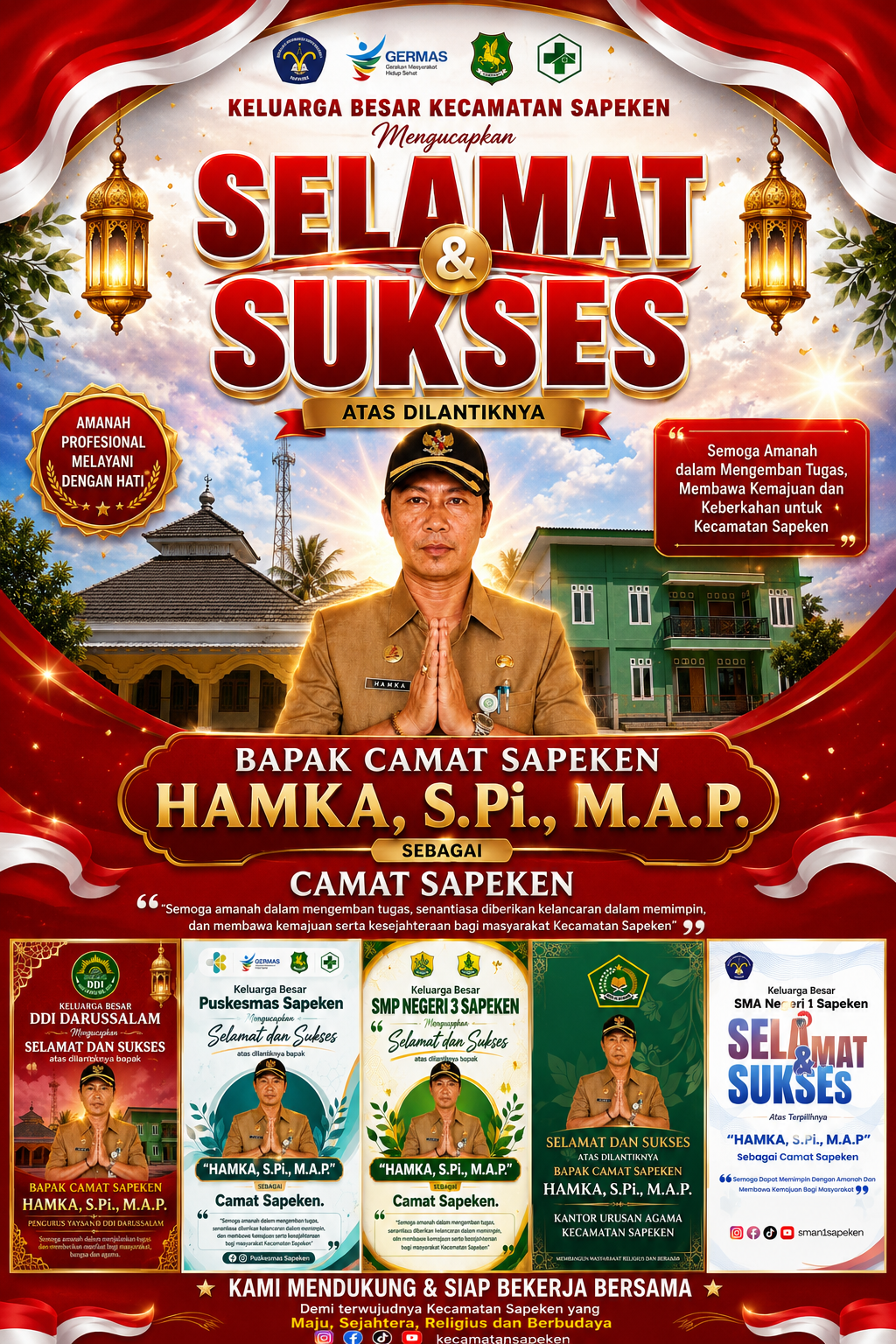 Ucapan Selamat Atas dilantiknya Bapak Camat Sapeken 
